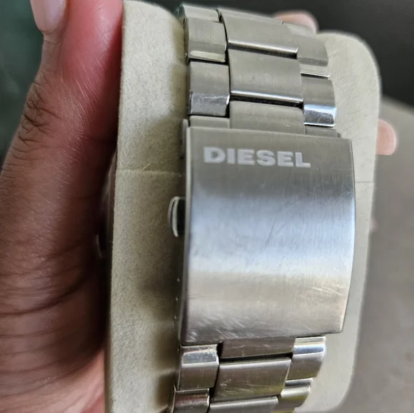 Diesel Men's Chronograph Mega Chief Stainless Steel Bracelet Watch - Picture 5 of 5